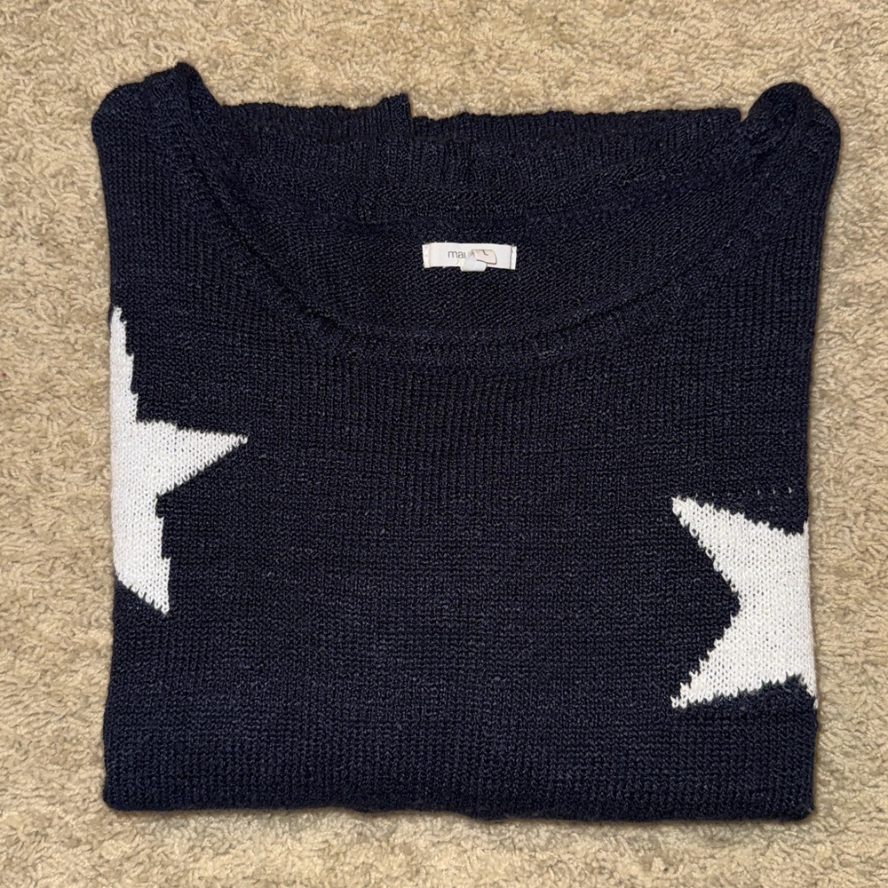 Maurices Blue Knit Pullover